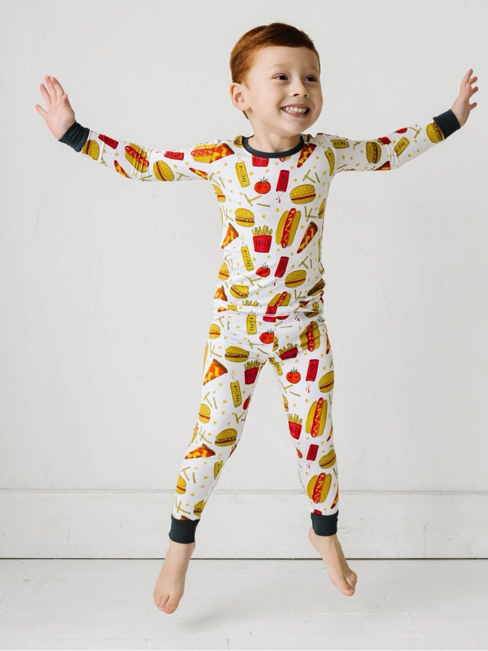 Little Sleepies Fast Foodie Two-Piece Bamboo Viscose Pajama Set